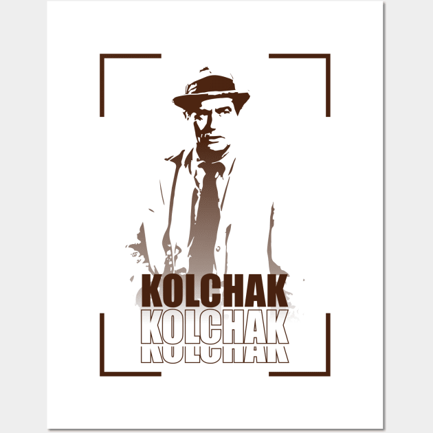 KOLCHAK: THE NIGHT STALKER IN SILHOUETTE Wall Art by MufaArtsDesigns